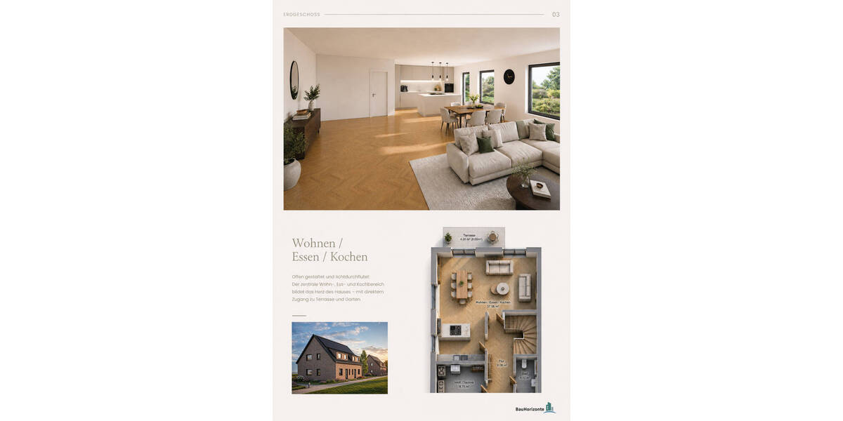 Doppelhaushälfte Hamburg / Bergstedt Bergstedt - 4 Zimmer, 118 m&sup2;, 850.000&euro; | Angebot:26569142