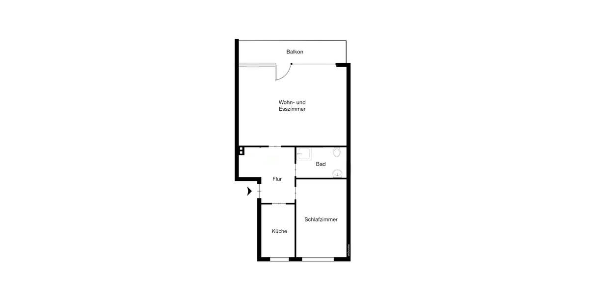 Etagenwohnung Hamburg / Schnelsen Schnelsen - 2 Zimmer, 65 m&sup2;, 295.000&euro; | Angebot:25663096
