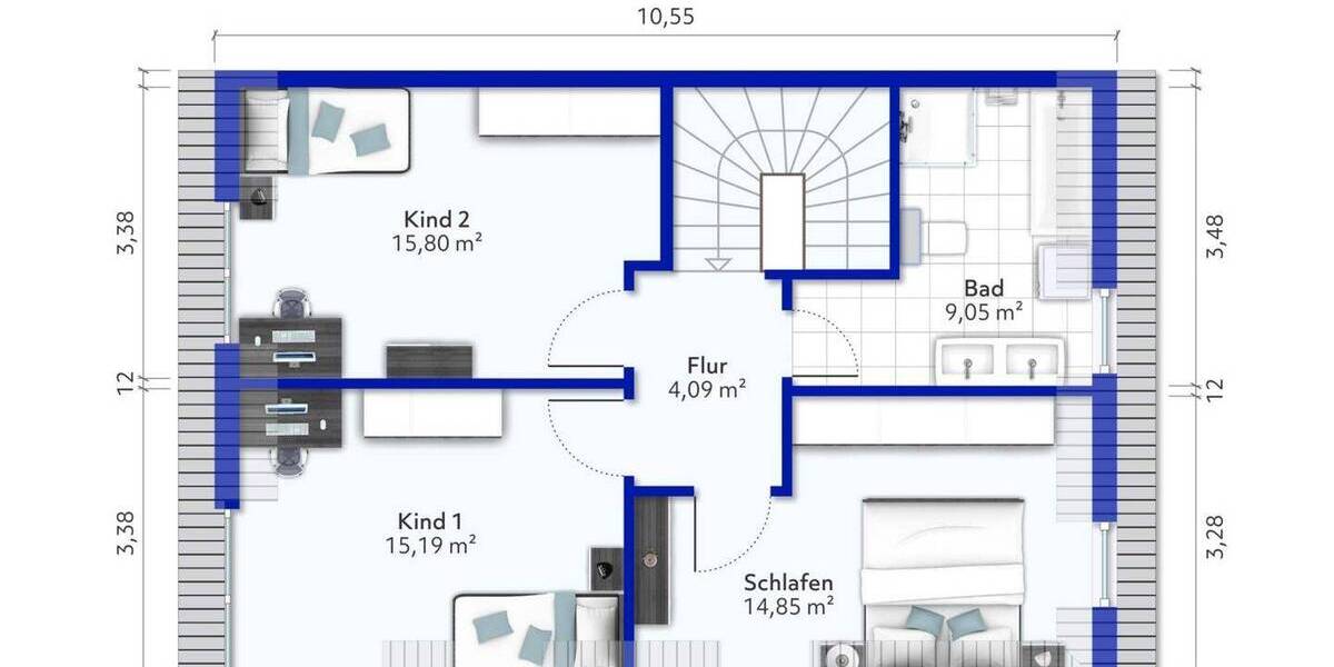Doppelhaushälfte Hamburg Lemsahl-Mellingstedt - 4 Zimmer, 133 m&sup2;, 749.000&euro; | Angebot:26160794