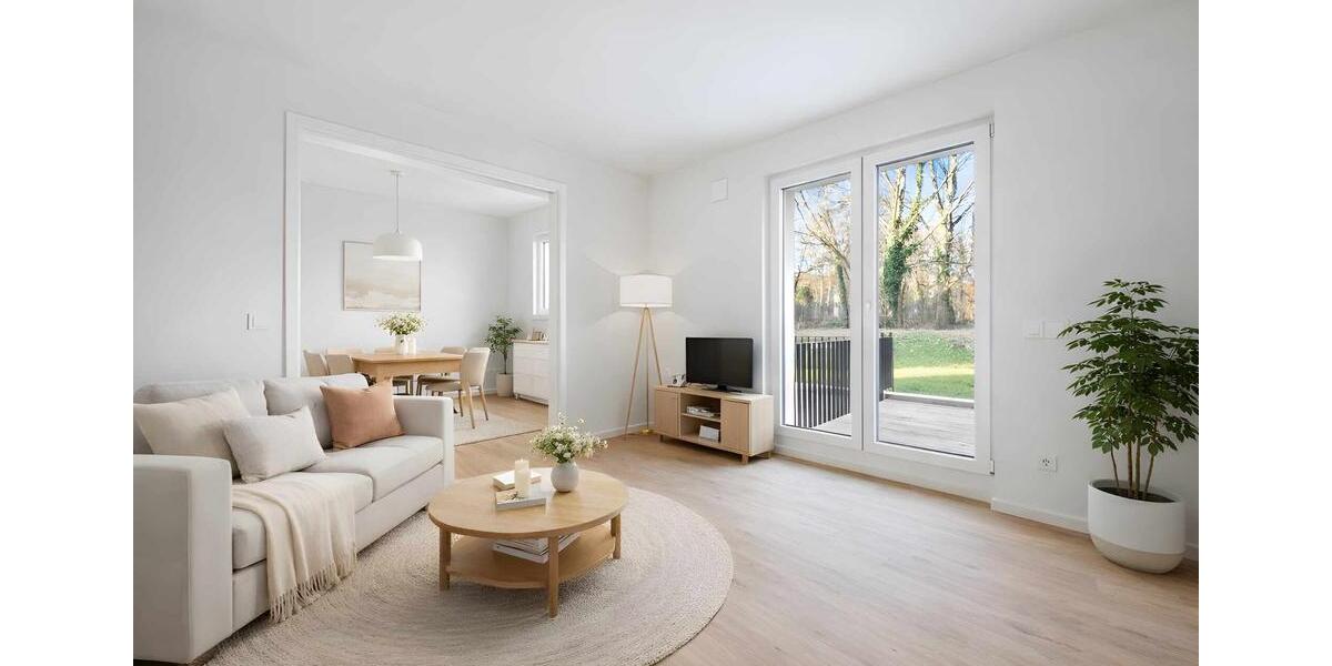 Exklusive Neubauwohnung mit eigenem Garten in Toplage von Poppenbüttel 3 zimmer