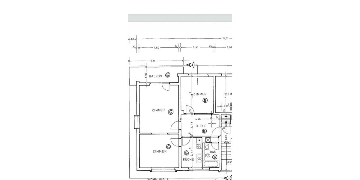 Etagenwohnung Uetersen - 3 Zimmer, 86 m&sup2;, 259.000&euro; | Angebot:26183492