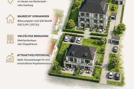 Grundstück Norderstedt Friedrichsgabe - 745.000&euro; | Angebot:26487892