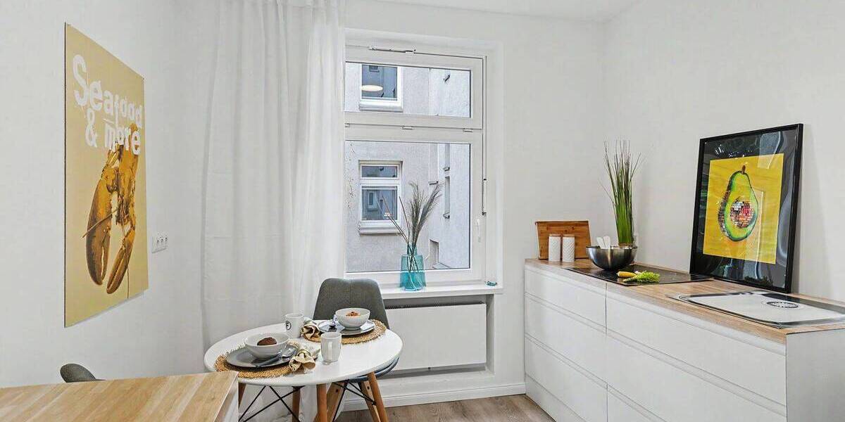 Etagenwohnung Hamburg Barmbek-Süd - 3 Zimmer, 56 m&sup2;, 448.000&euro; | Angebot:26377928