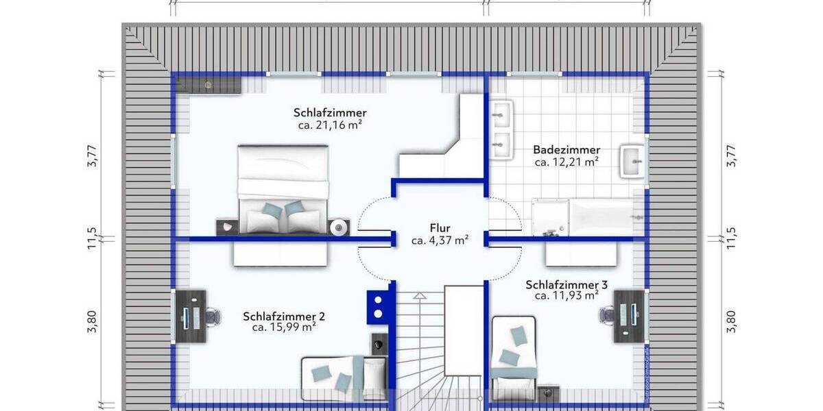 Einfamilienhaus Hamburg Lemsahl-Mellingstedt - 4 Zimmer, 152 m&sup2;, 995.000&euro; | Angebot:26391780