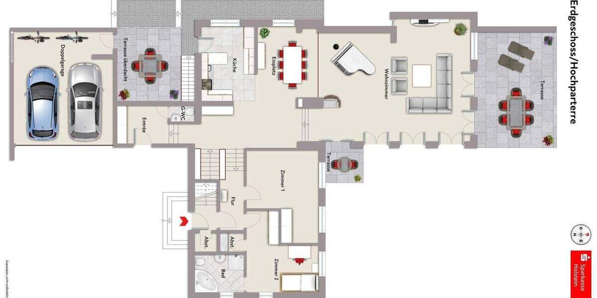 Etagenwohnung Hamburg Volksdorf - 4 Zimmer, 272 m&sup2;, 1.190.000&euro; | Angebot:25732027