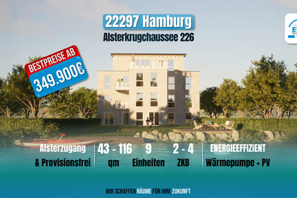 ++BESTPREIS++ NEUBAU 2 ZKB MIET-ENERGIESPAREND mit Garten, Alsterzugang & große Terrasse 2 zimmer