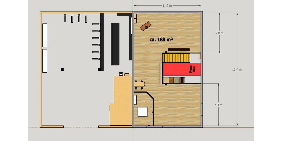 Moderne Gewerbeflächen BüroAusstellungLager zu vermieten zimmer