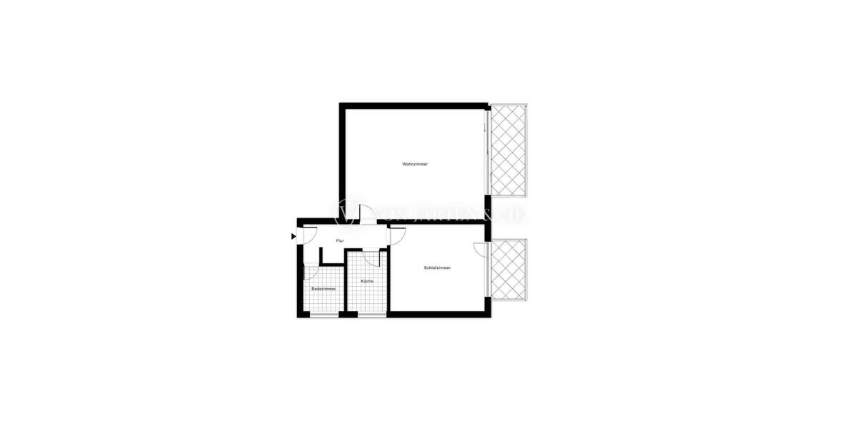 Etagenwohnung Hamburg Bramfeld - 2 Zimmer, 69 m&sup2;, 298.000&euro; | Angebot:26684237