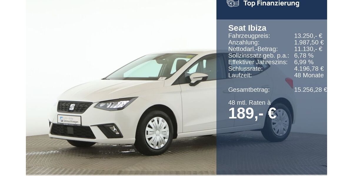 Seat Ibiza 56.817 km 13.250 &euro; Wedel 22880