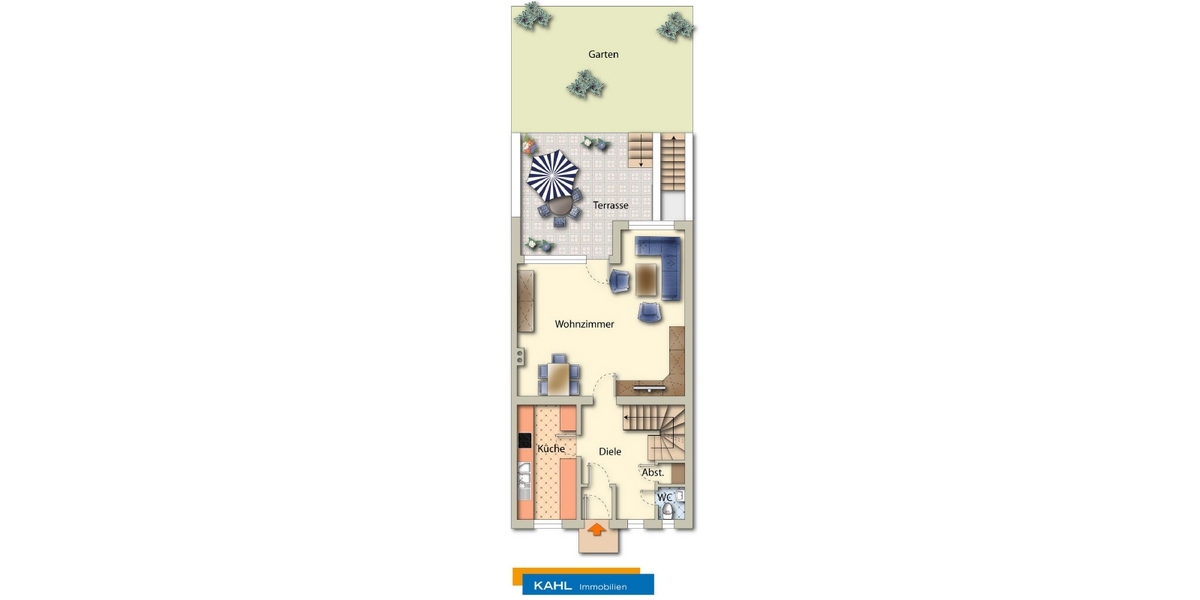 Mittelreihenhaus mit Südterrasse in Hittfeld – hell, großzügig, charmant - Reihenmittelhaus Seevetal Hiitfeld | Angebot:27671576