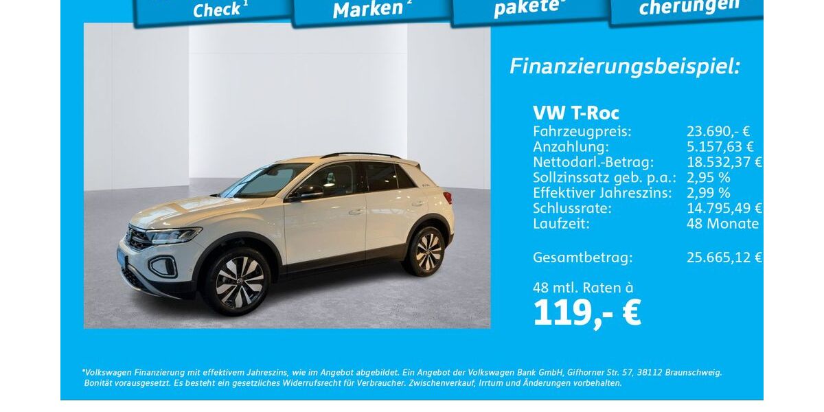 VW T-Roc 21.937 km 23.690 &euro; Glinde 21509