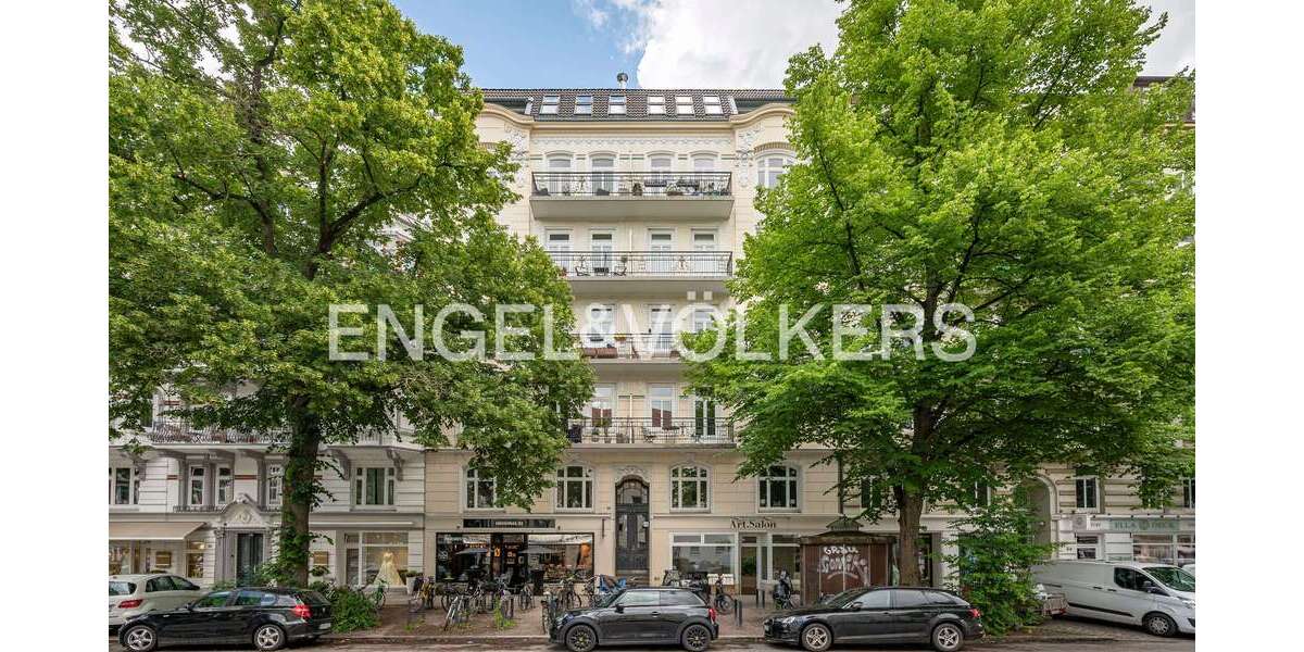 Etagenwohnung Hamburg Eppendorf - 4.5 Zimmer, 125 m&sup2;, 1.545.000&euro; | Angebot:27007183