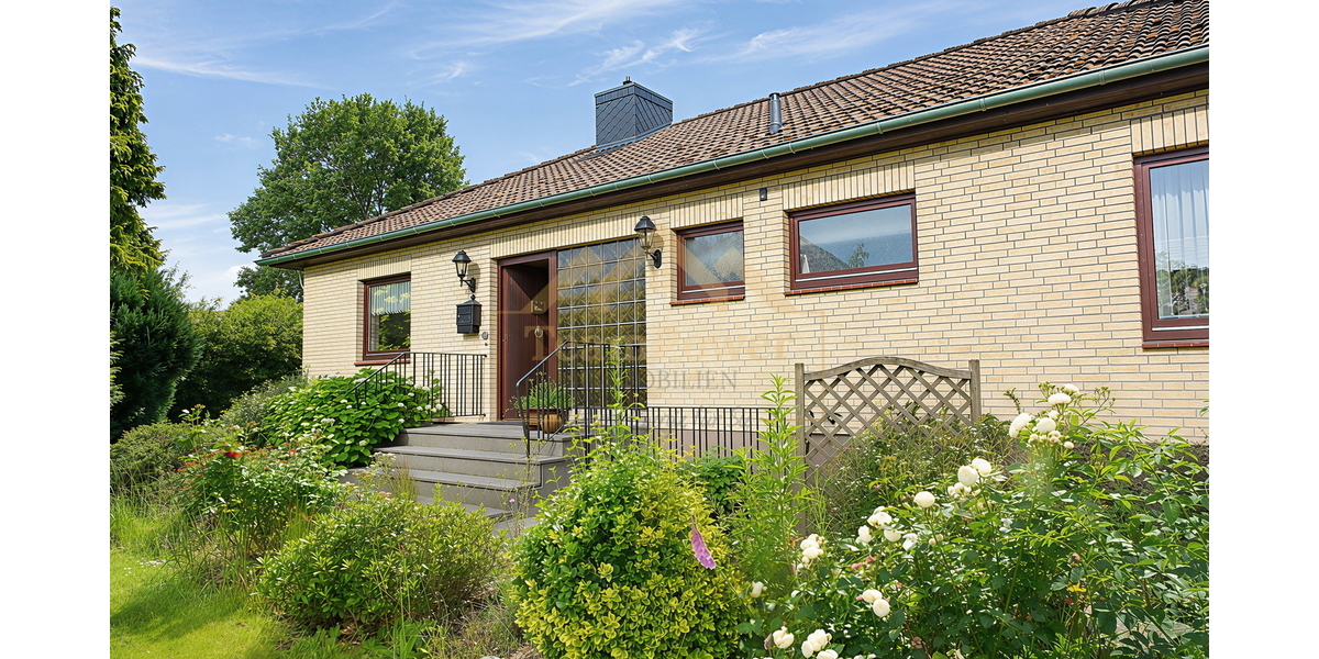 Ruhe pur: Bungalow in ruhiger Sackgassenlage mit Vollkeller und großem Grundstück - Bungalow Holm | Angebot:26947721