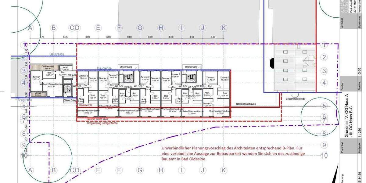 Paketangebot! Bauplatz für voraussichtlich ca. 2.687 m² Neubau-Wohnblock und bestehendes Zinshaus! zimmer