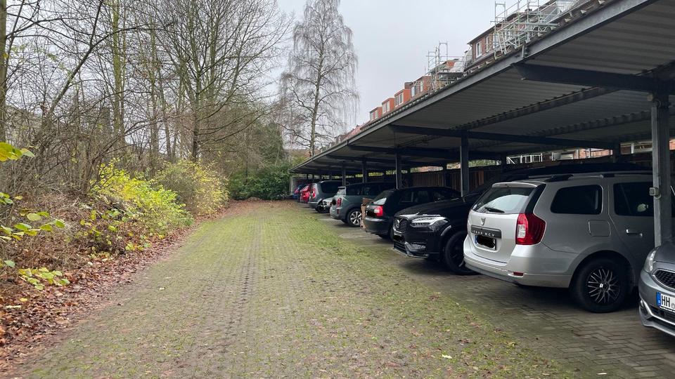 Hochparterre in Eilbek: Südterrasse, 3 Zimmer, Carport 3 zimmer