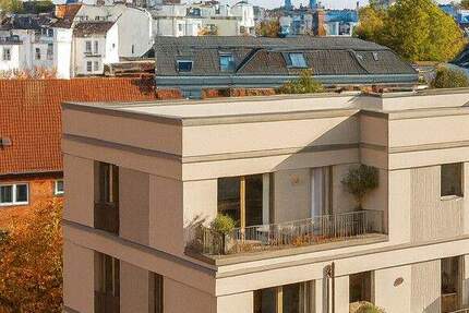 Exklusive 3-Zimmer-Wohnung mit Dachterrasse und Balkon in Eimsbüttel - 74?m² Neubaukomfort 2 zimmer