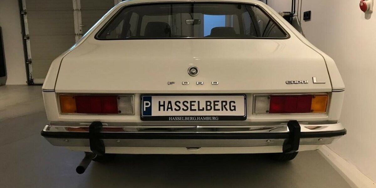 Ford Capri Lady in White H-Zulassung Mike Sanders 29.000 km 14.999 &euro; Hamburg 22339