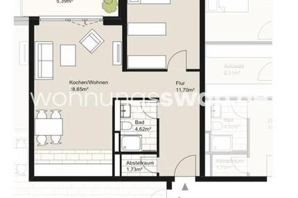 Wohnung Hamburg Hamburg-Mitte - 2 Zimmer, 72 m&sup2;, 1.150&euro; | Angebot:24542947