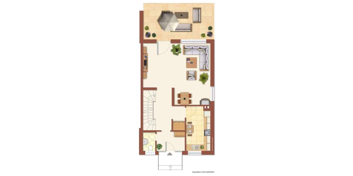 Reihenendhaus Norderstedt Harksheide - 4 Zimmer, 117 m&sup2;, 449.500&euro; | Angebot:25746125