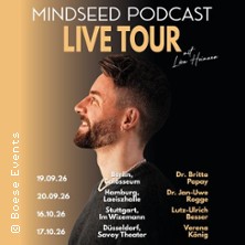 Mindseed Podcast Live Tour - Special Guest: Dr. Jan-Uwe Rogge 20.09.2026 Laeiszhalle Hamburg