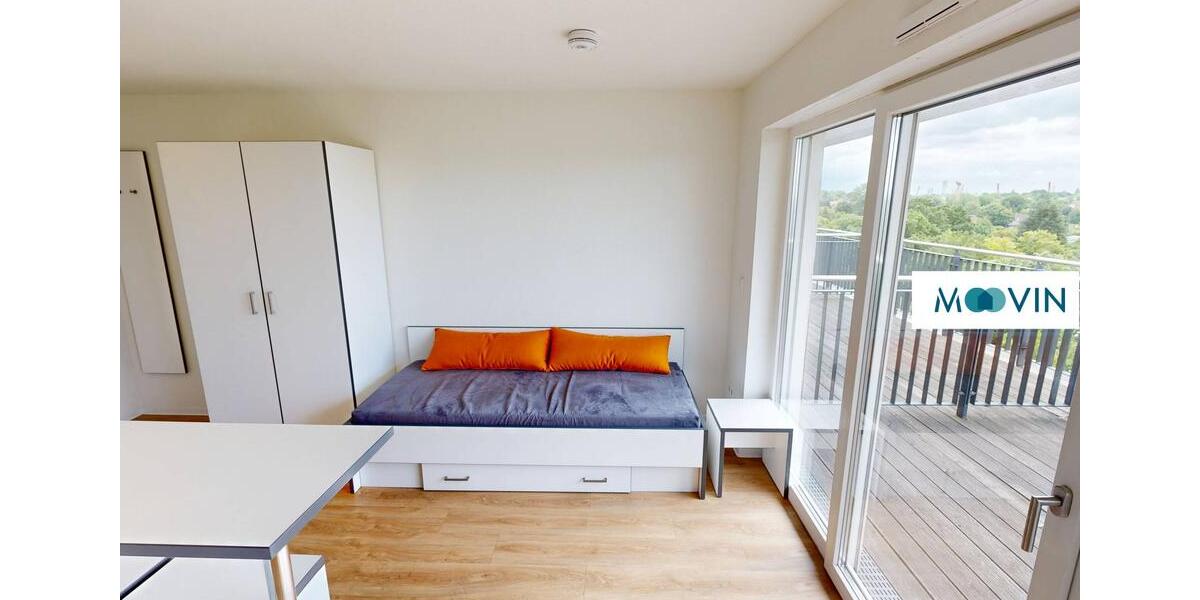 KOMFORT UND STIL: Möbliertes 1-Zimmer-Studentenapartment mit DACHTERRASSE und ALL-IN-MIETE in Ottensen 1 zimmer