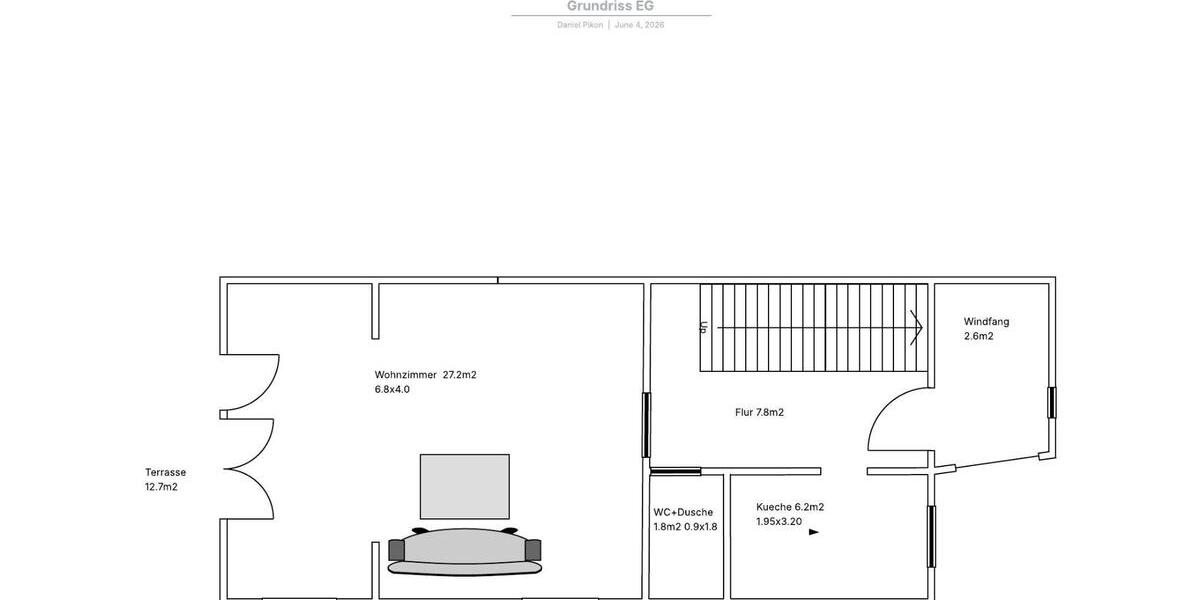 Reihenhaus Hamburg Wandsbek - 3.5 Zimmer, 80 m&sup2;, 499.000&euro; | Angebot:26891509