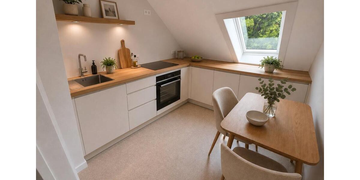 Dachgeschoßwohnung Ahrensburg - 2 Zimmer, 51 m&sup2;, 248.000&euro; | Angebot:26705127