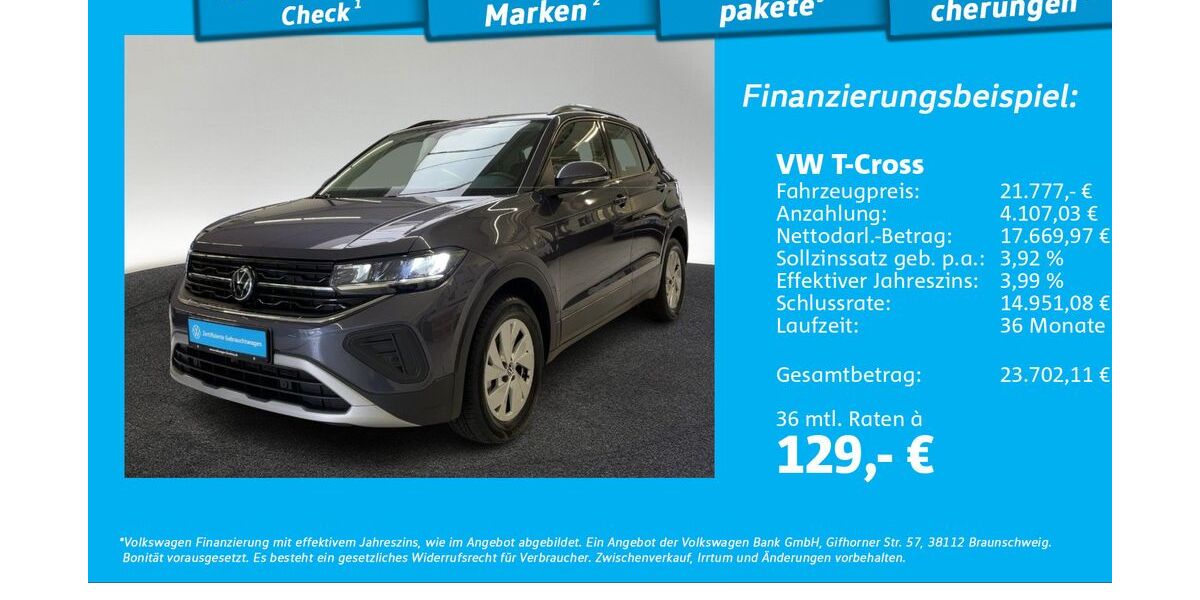 VW T-Cross 8.881 km 20.888 € Hamburg 22761