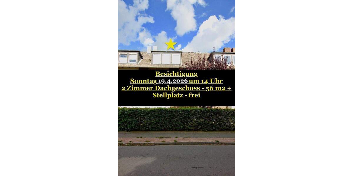 Etagenwohnung Hamburg Tonndorf - 2 Zimmer, 56 m&sup2;, 199.000&euro; | Angebot:26217830