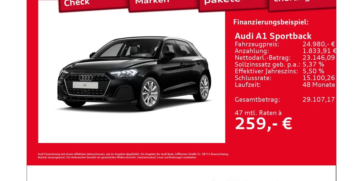 Audi A1 1.890 km 24.240 &euro; Hamburg 22419