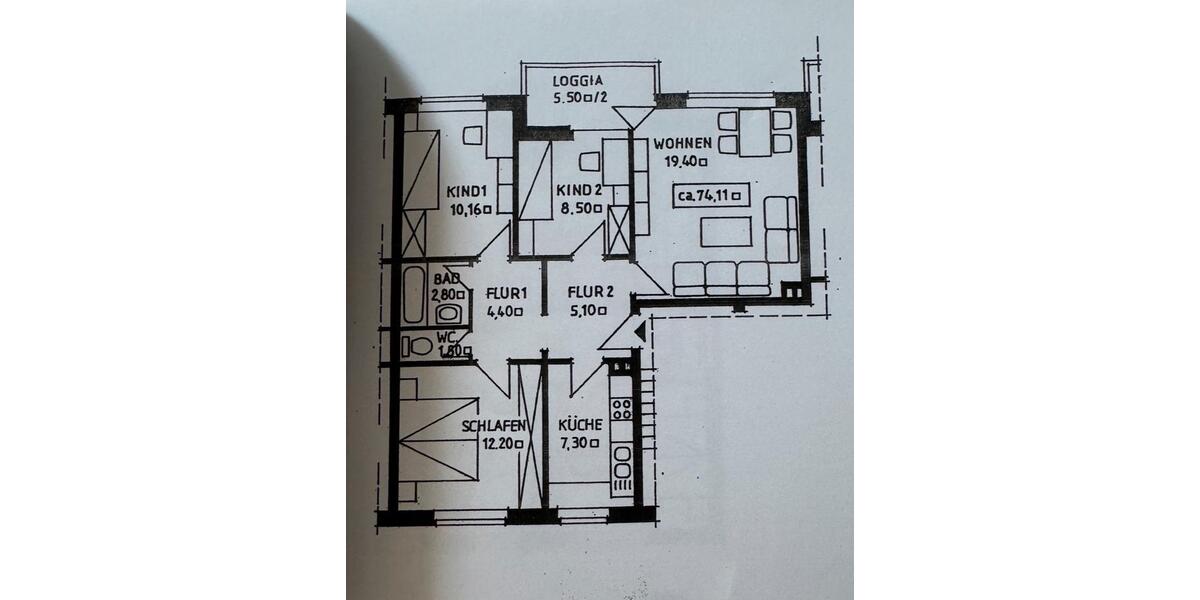 Etagenwohnung Hamburg Horn - 4 Zimmer, 75 m&sup2;, 379.000&euro; | Angebot:27091471