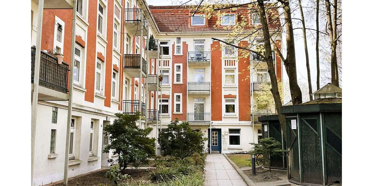 Etagenwohnung Hamburg Barmbek-Süd - 1 Zimmer, 31 m&sup2;, 229.000&euro; | Angebot:26146088