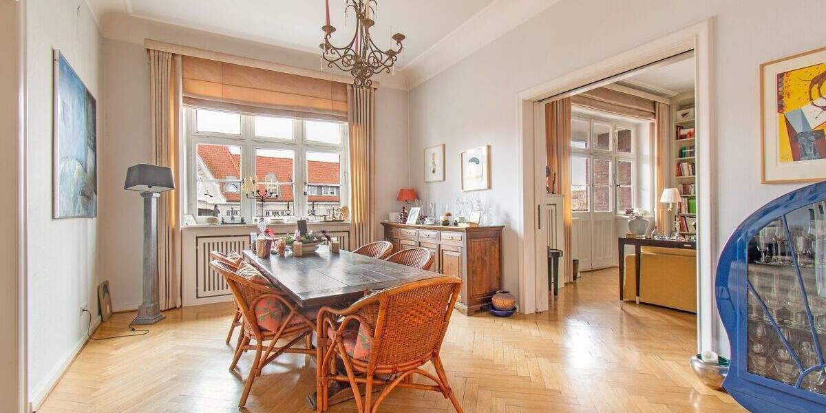 Etagenwohnung Hamburg Rotherbaum - 7 Zimmer, 248 m&sup2;, 2.150.000&euro; | Angebot:24697340
