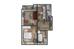 Etagenwohnung Hamburg Hamm - 3 Zimmer, 54 m&sup2;, 769&euro; | Angebot:26289860