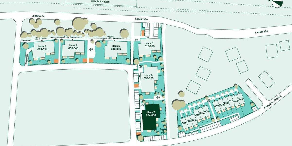 Etagenwohnung Hasloh - 2 Zimmer, 54 m&sup2;, 349.900&euro; | Angebot:26902419