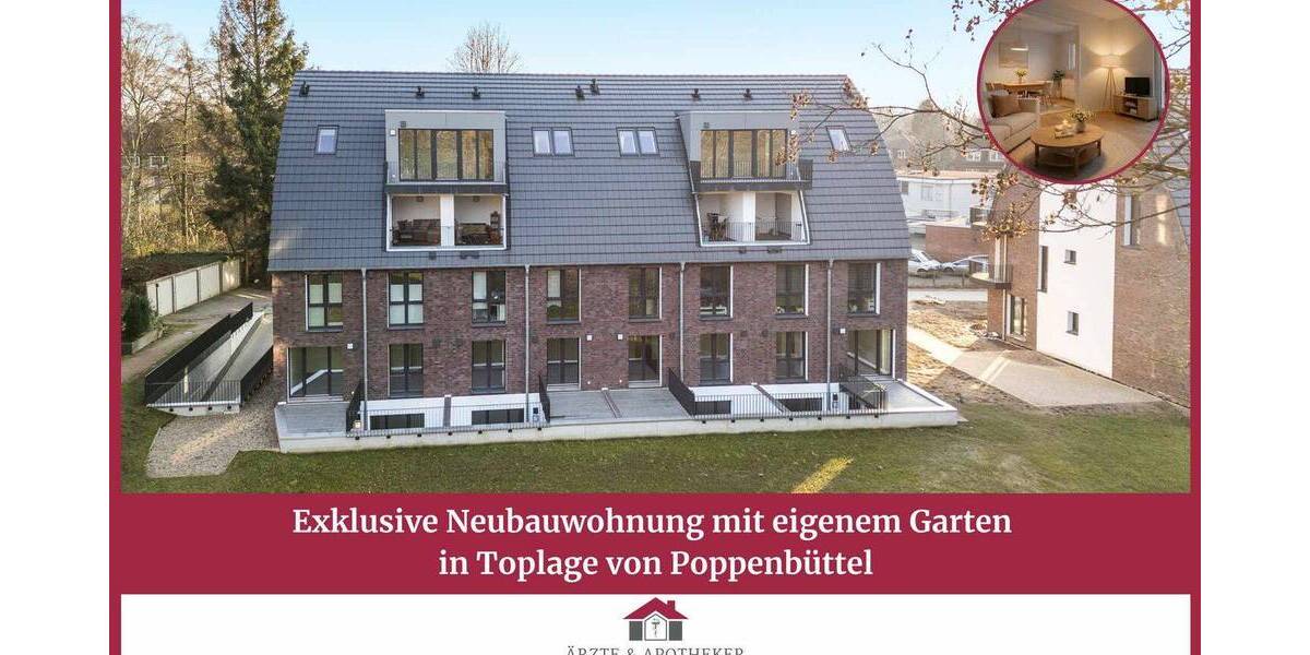 Etagenwohnung Hamburg Poppenbüttel - 3 Zimmer, 83 m&sup2;, 1.890&euro; | Angebot:26806735