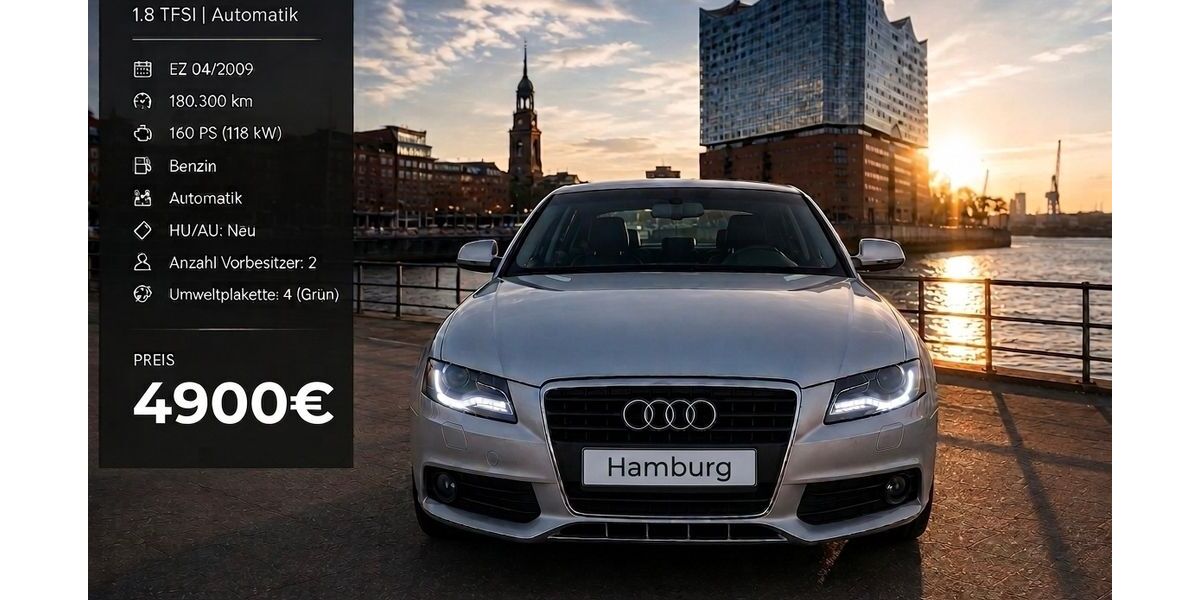 Audi A4 180.300 km 4.900 &euro; Hamburg 20357