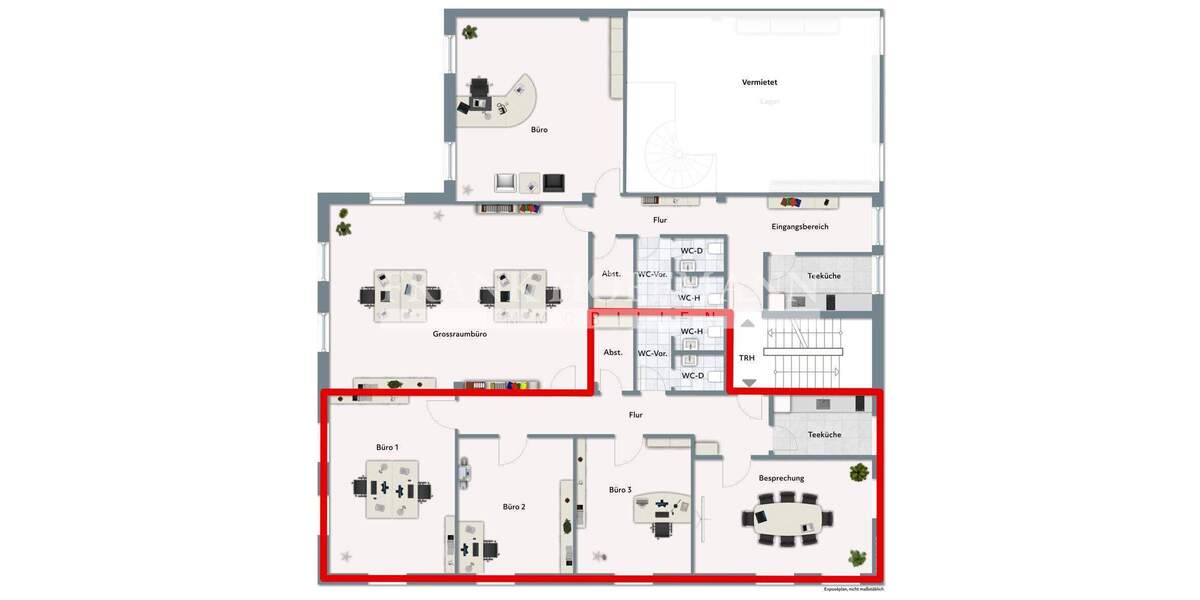 Gewerbeobjekt Hamburg Volksdorf - 1.698&euro; | Angebot:25929181