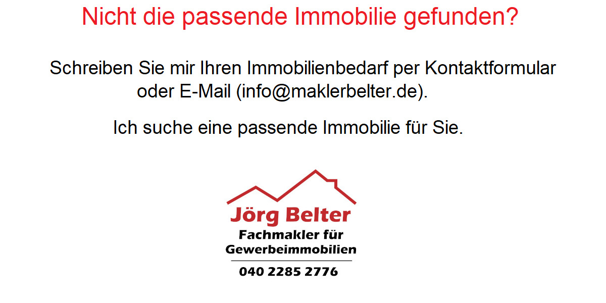 Gewerbeobjekt Norderstedt Garstedt - 1.300&euro; | Angebot:26080390