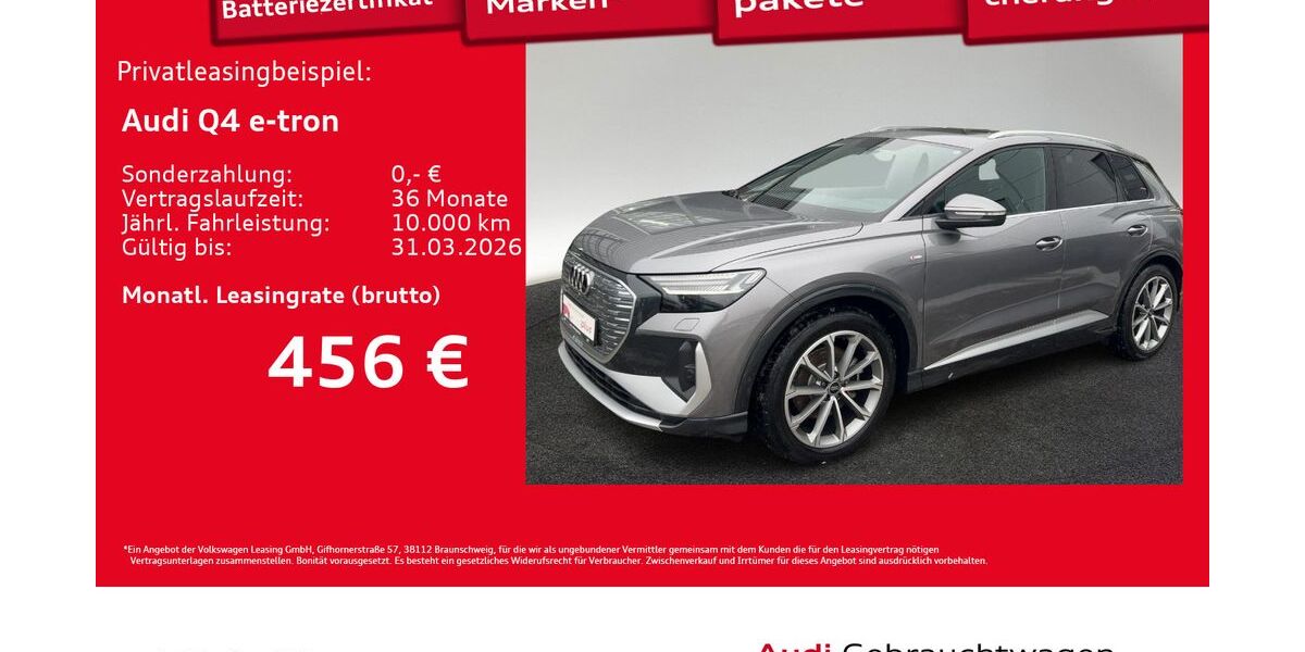 Audi Q4 e-tron 5.688 km 42.950 &euro; Hamburg 22529
