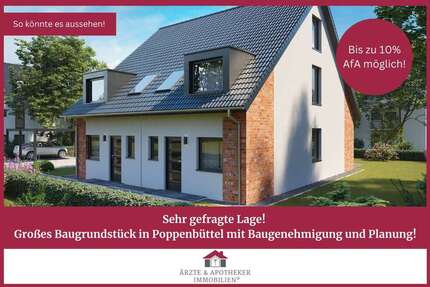 Grundstück zu verkaufen in Hamburg Poppenbüttel 898.000 € 911 m²