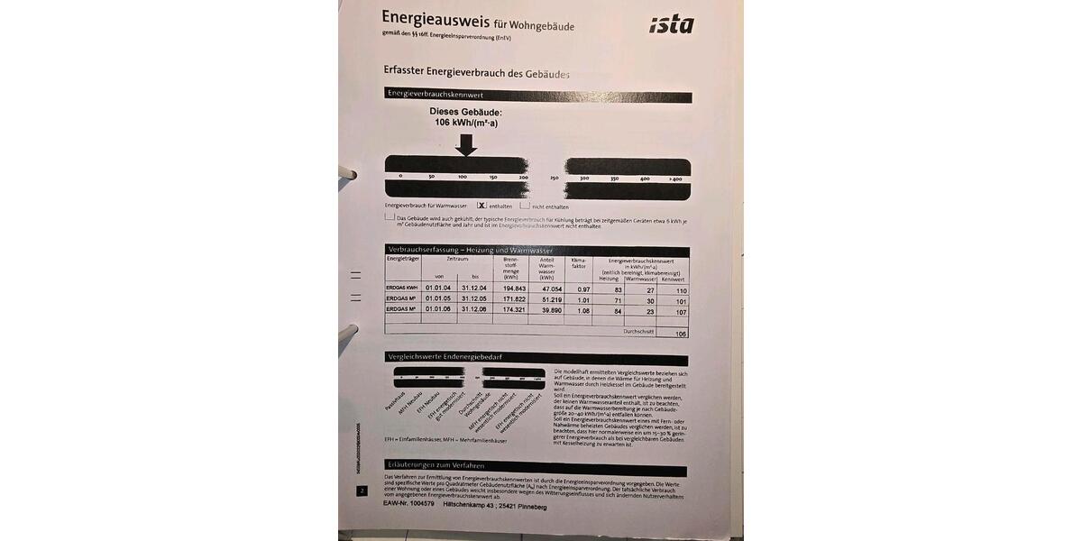 Etagenwohnung Pinneberg - 3 Zimmer, 77 m&sup2;, 280.000&euro; | Angebot:26319977