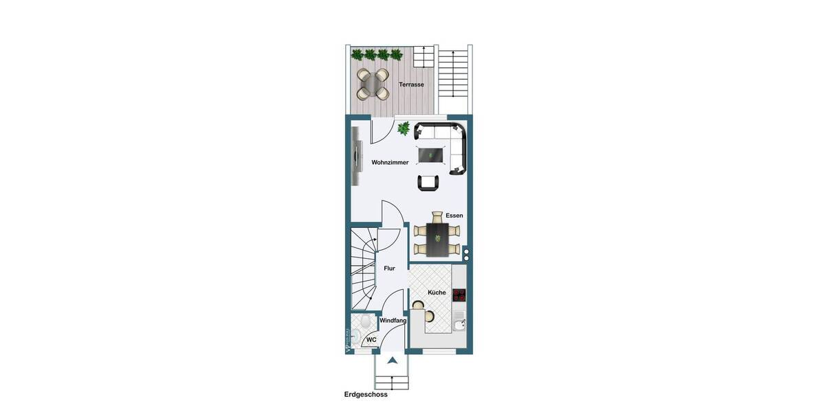 Reihenmittelhaus Winsen - 4 Zimmer, 99 m&sup2;, 235.000&euro; | Angebot:26201901
