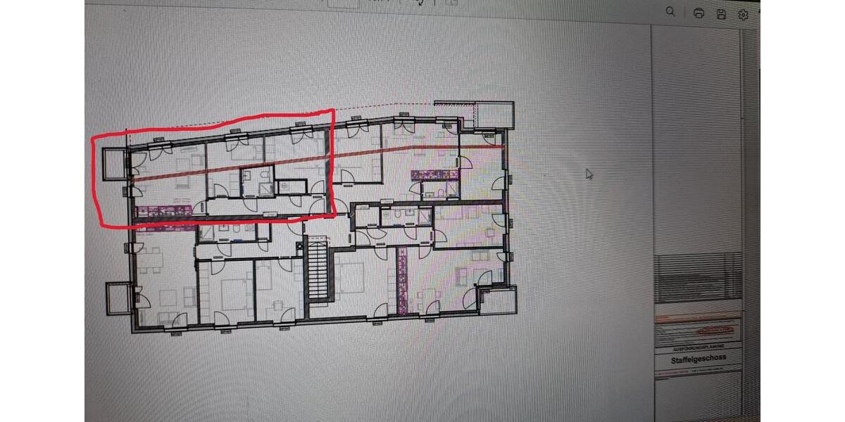 Dachgeschoßwohnung Hamburg Wandsbek - 3 Zimmer, 59 m&sup2;, 1.360&euro; | Angebot:24875698