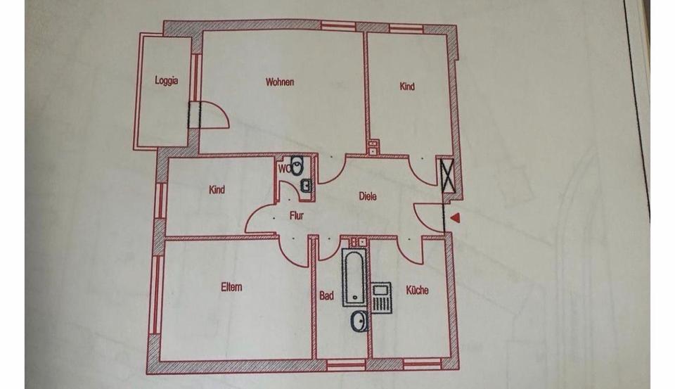 Etagenwohnung Hamburg Horn - 4 Zimmer, 90 m&sup2;, 420.000&euro; | Angebot:25646272