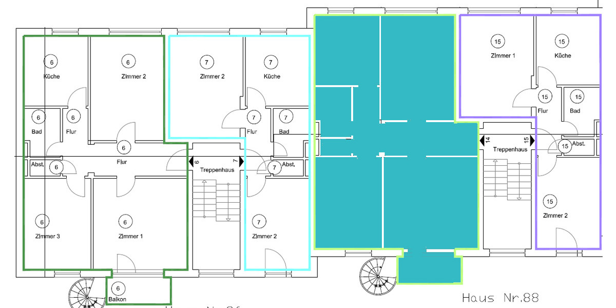 Etagenwohnung Hamburg Altona-Nord - 3 Zimmer, 81 m&sup2;, 548.100&euro; | Angebot:26308797