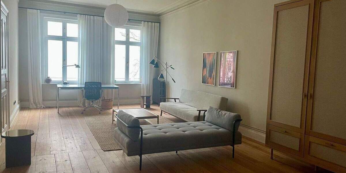 Etagenwohnung Hamburg Rotherbaum - 2 Zimmer, 90 m&sup2;, 3.000&euro; | Angebot:25877157