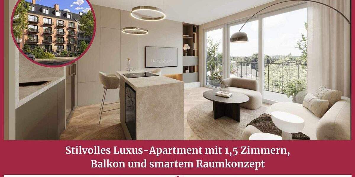 Etagenwohnung Hamburg Harvestehude - 1 Zimmer, 33 m&sup2;, 469.000&euro; | Angebot:25846206