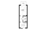 Etagenwohnung Hamburg Alsterdorf - 1 Zimmer, 33 m&sup2;, 1.150&euro; | Angebot:26342046