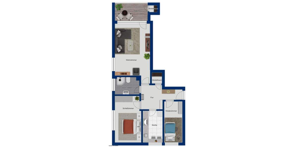 Etagenwohnung Bargteheide - 3 Zimmer, 78 m&sup2;, 249.000&euro; | Angebot:25916623